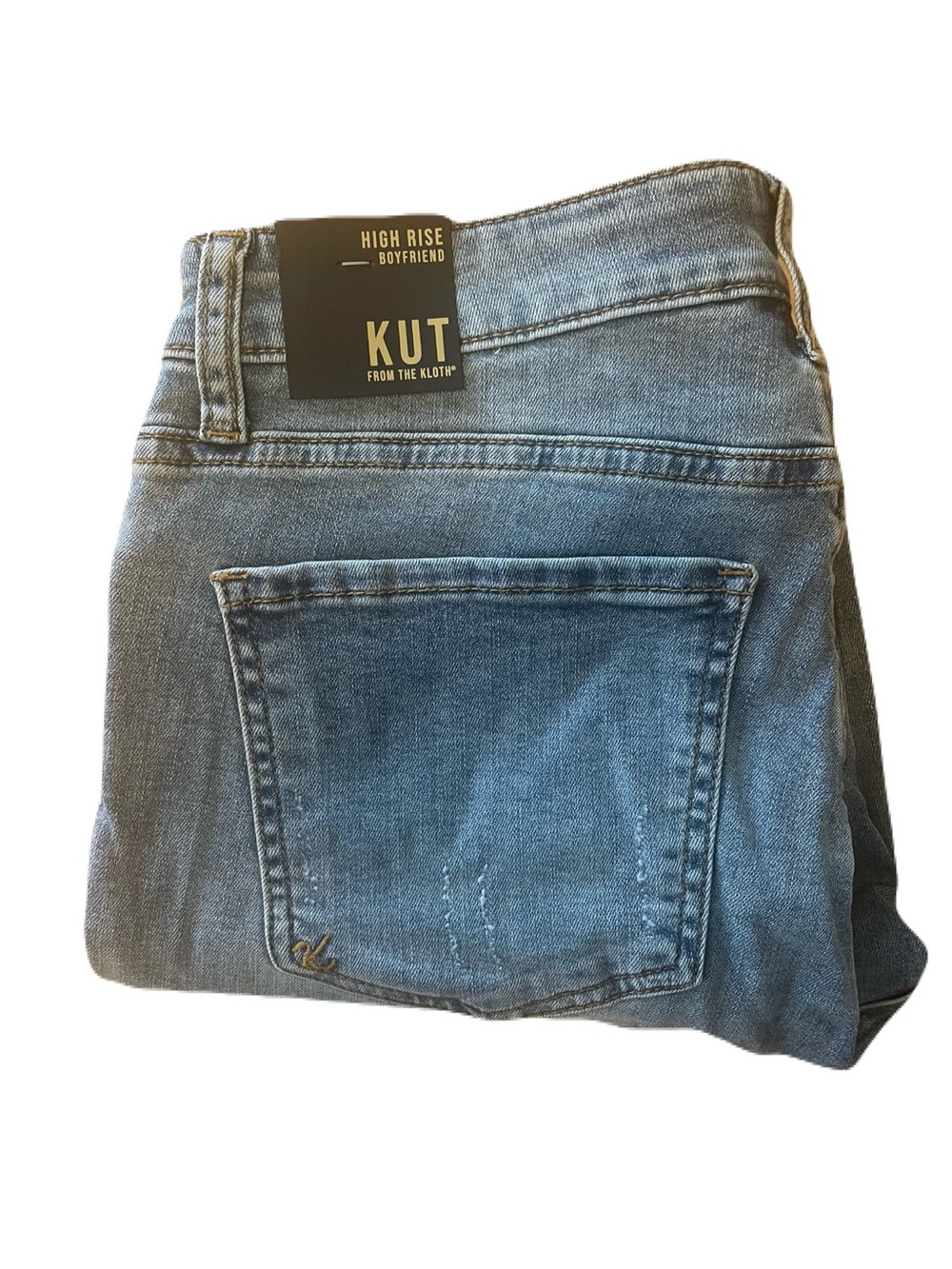 Kut from the Kloth Women’s Boyfriend Jeans in Light Blue - Picture 4 of 4